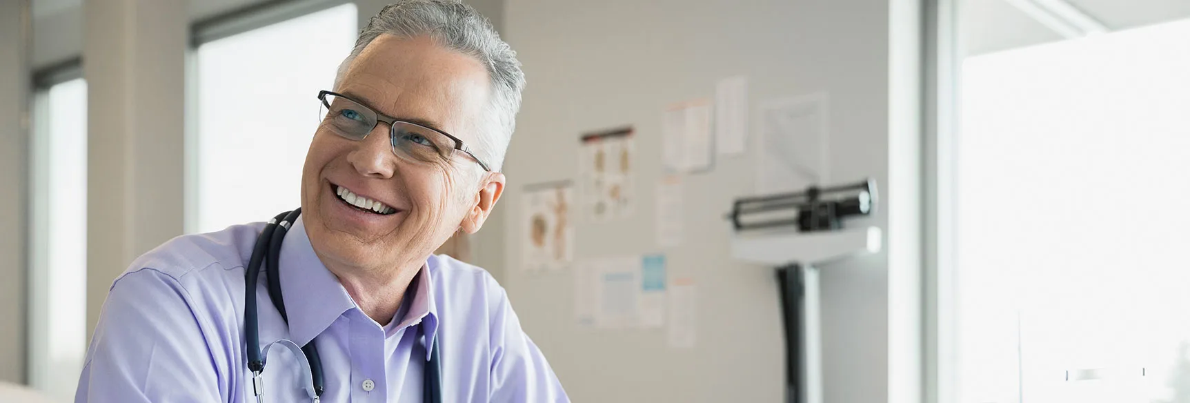 Smiling Doctor Hospital Staff stock photo